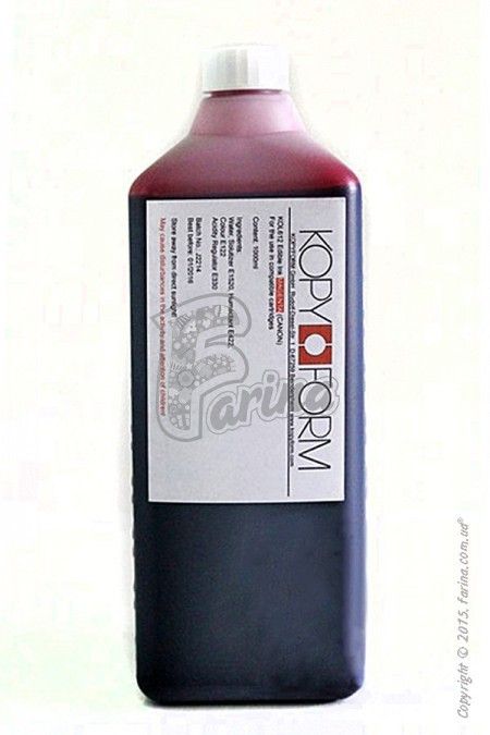 Пищевые (съедобные) чернила Kopy Form Red 1L для принтера< фото цена